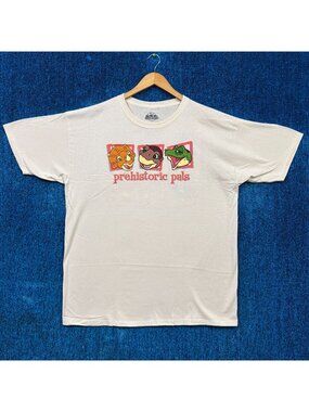 The Land Before Time Prehistoric Pals Movie Beige T-Shirt Size Extra Large